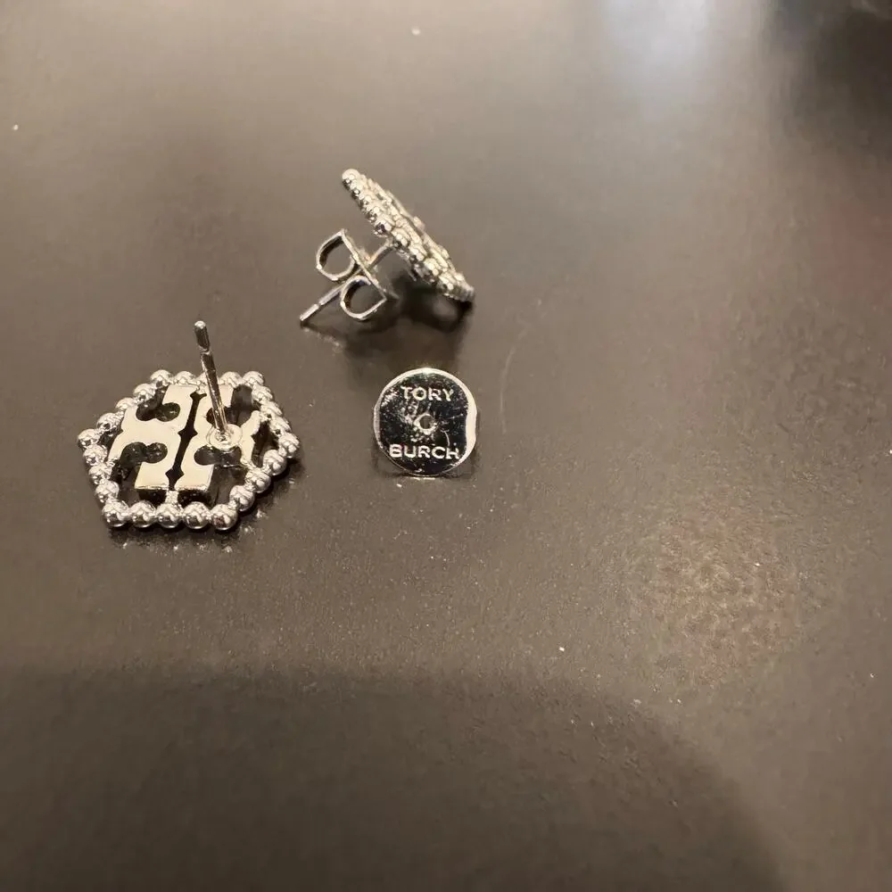 Tory Burch Silver Earrings - Picture 5 of 6